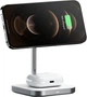 Зарядное устройство (беспроводное) Satechi Aluminum 2 in 1 Magnetic Wireless Charging Stand Space Gray - изображение 13
