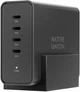 Сетевое зарядное устройство Native Union Fast GaN Charger PD 140W Desktop USB-C 4-Port Black (FAST-PD140-BLK-EU) - изображение 1