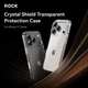 Чехол для iPhone 17 Pro Max Rock Crystal Shield Transparent Protection Case Прозрачный - изображение 4