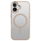 Чехол для iPhone 17 c Magsafe Rock Guard Touch Magnetic Protection Case (Metal Lens Frame) Beige - изображение 1