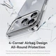 Чехол для iPhone 17 Pro Max Rock Crystal Shield Transparent Protection Case Прозрачный - изображение 5