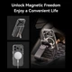 Чехол для iPhone 17 Rock Crystal Magsafe Shield Transparent Magnetic Protection Case Прозрачный - изображение 2