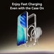 Чехол для iPhone 17 Rock Crystal Magsafe Shield Transparent Magnetic Protection Case Прозрачный - изображение 6