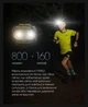 Налобний ліхтар NITECORE UT27 (вбудований акумулятор на 1300 мАг) - зображення 4