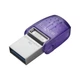 Накопичувач Kingston 128GB USB 3.2 Gen1 + Type-C DT microDuo 3C R200MB/s - изображение 3