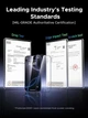 Защитное стекло пара UGREEN SP1146 для iPhone 17 Pro, закаленное 9H+ защита от падений, царапин, отпечатков пальцев, полное покрытие Transparent (95524) - изображение 4