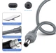 Перехідник DC connector / USB Type-C 100W (20V/5A) Power Delivery (PD) довжиною 0.12 м для живлення супутникової системи Starlink Mini від зарядного кабелю та повербанку/зарядної станції | Старлінк Міні | Водонепроникний матеріал - зображення 3