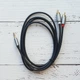 Аудіо кабель Hoco UPA10 Double Lotus AUX 3.5mm to 2RCA 1.5м Чорний - зображення 3