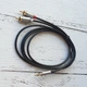 Аудіо кабель Hoco UPA10 Double Lotus AUX 3.5mm to 2RCA 1.5м Чорний - зображення 4