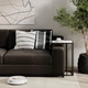 Стол придиванный LofTerno Head Fiji Double 430х630х350 Белый/Черный TB06010000030 - изображение 1