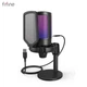 Мікрофон Fifine Ampligame A6V Black, конденсаторний (RGB підсвітка, Тринога в комплекті) - зображення 1
