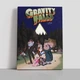 Интерьерная картина Гравити Фолз, главные персонажи, Gravity Falls, 106×75 см (id1504) - изображение 1