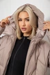 Куртка жіноча зимова, колір бежевий, XXL, 244R5618 - зображення 5