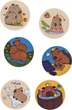 Бумага клейкая для заметок Сentrum Capybara 812486 45х45 мм 50 листов х 6 шт (2000998491611) - изображение 1