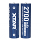 Акумуляторна батарея AA XTAR Blue PRO-CLR 1.5V Li-ion 4300mWh/2700mAh з LED індикатором | мaкс. розряд - 2.5А | набір 4шт. у пластиковому кейсі - изображение 2