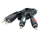 Audio - Video Инсертный Кабель Cabletech Eco-line 2RCA - 2RCA Cable 3м Black - изображение 2