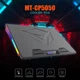 Охладитель-подставка для ноутбука Meetion CP5050 с RGB-подсветкой 9"-19" дюймов Черный - изображение 6