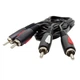 Audio - Video Инсертный Кабель Cabletech Eco-line 2RCA - 2RCA Cable 5м Black - изображение 2