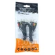Audio - Video Кабель Cabletech Eco-line 3RCA - 3RCA Cable 1.8м Black - изображение 8
