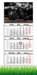 Календарь настенный квартальный на 2026 год на три пружины, Apriori , Мотоцикл, Подарок для мужчины, Подарок Парню ,Подарок мужчине, 29,7х61см - изображение 1