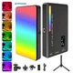 Світлодіодне світло для відеозйомки BTFOOR W140 LED RGB 3100mAh 2500-9000K Black - изображение 1