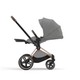 Текстильний комплект для візків Cybex Priam 4.0 Seat Pack Mirage Grey Platinum 523000743 (4063846415410) - зображення 5