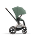 Tekstylny zestaw do wózków Cybex Priam 4.0 Seat Pack Leaf Green Platinum 523000773 (4063846415656) - obraz 5
