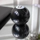 Магічна куля-передсказач російською 10 см Magic Ball 8 чорна кулька з відповідями шар долі бажань - зображення 1