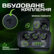 Мережевий фільтр подовжувач із запобіжником 3 розетками 4 USB,1 Type C трійник, перенесення 5000 Вт 5 м Чорний - зображення 3