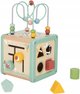 Drewniany sorter  Woopie GREEN Multifunkcyjna kostka edukacyjna (5906280652692) - obraz 4