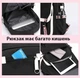Плотный школьный рюкзак 45*30 АНИМЕ КУРОМИ для девочки 5-11 класс с USB Фиолетовый большой водонепроницаемый портфель для подростков в школу - изображение 5