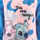 Детская теплая махровая пижама для девочки Disney Lilo & Stitch HY20111.B 104 см Голубой (3609088264716) - изображение 4