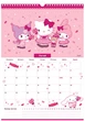 Настінний перекидний календар-планер Kite Hello Kitty А3 на&nbsp;2026 рік (HK26-440) - зображення 3