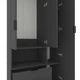 Шафа Metkas Home A002L 1000x420x2300 ЛДСП Антрацит - изображение 4