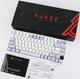 Klawiatura bezprzewodowa Ajazz AK820 Pro Gift switch USB/Bluetooth Biały/Fioletowy (AK820PRO-G-PWB) - obraz 5