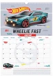 Настінний перекидний календар-планер Kite Hot Wheels А3 на&nbsp;2026 рік (HW26-440) - зображення 3
