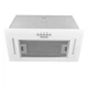 Кухонная вытяжка Perfelli BI 5684 WH 1000 LED, белое стекло, мощная встраиваемая в шкаф, 1000 куб.м., 52 см - изображение 1