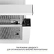 Вытяжка для кухни WEILOR WT 63 WH, белая телескопическая выдвижная встраиваемая в шкаф шириной 60 см - изображение 4