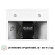 Кухонна витяжка Perfelli K 6402 WH 850 LED, біла купольна декоративна настінна витяжка на кухню, 60 см - зображення 5