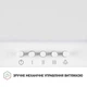 Кухонна витяжка Perfelli K 6402 WH 850 LED, біла купольна декоративна настінна витяжка на кухню, 60 см - зображення 6