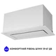 Кухонная вытяжка Minola HBI 6873 WH GLASS 1200 LED Line, белая мощная полновстраиваемая сенсорная, 60 см - изображение 4