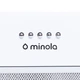 Кухонная вытяжка Minola HBI 5222 WH 700 LED, белая встраиваемая в шкаф вытяжка для кухни шириной 52 см - изображение 7
