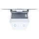 Біла витяжка для кухні настінна декоративна похила Minola HDN 6202 WH/INOX 700 LED, 60 см - зображення 8