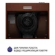 Коричневая простая плоская кухонная вытяжка Minola HPL 613 BR, стандартная, под навесной шкаф, шириной 60 см - изображение 4