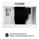 Вытяжка кухонная плоская Minola HPL 612 WH, белая стандартная, под навесной шкаф, шириной 60 см - изображение 6