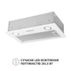 Кухонная вытяжка полновстраиваемая Perfelli BI 5022 WH LED, белая встраиваемая в шкаф, шириной 52 см - изображение 6