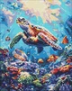 Алмазна мозаїка Морський спокій Ідейка 40х50 (AMO8099) - изображение 1