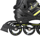 Łyżworolki Nils Extreme NH18191 2 w 1 rozmiar M Czarno-limonowe (5907695591392) - obraz 6