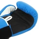 Перчатки для бокса кожаные матовые на липучке Fairtex Matt Heroe 8577 14 унций Blue-Black - изображение 3