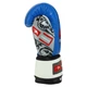 Перчатки для бокса кожаные на липучке Maraton DMAX Heroe 12 унций Blue-White - изображение 2